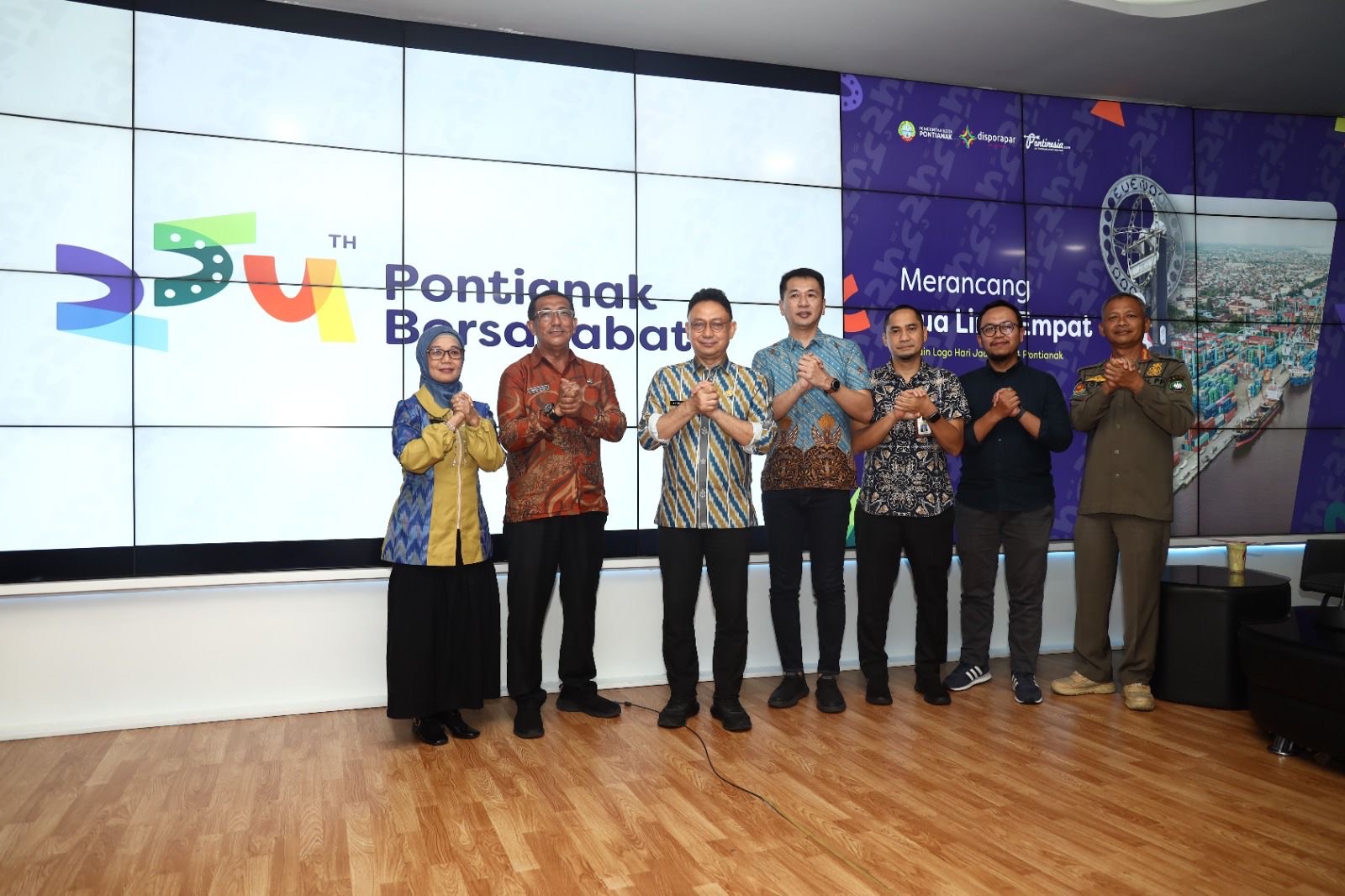 PEMKOT Pontianak Luncurkan Logo Hari Jadi ke-254, Hasil Karya Lewat Sayembara