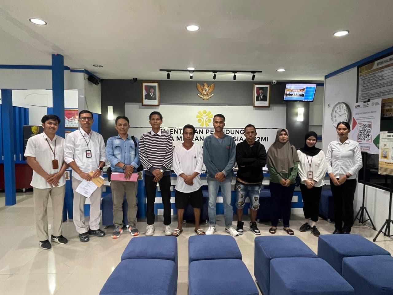 BP3MI Kalbar Terima Enam Korban Dugaan TPPO dari Polda Kalbar, Tegaskan Komitmen Perlindungan Pekerja Migran