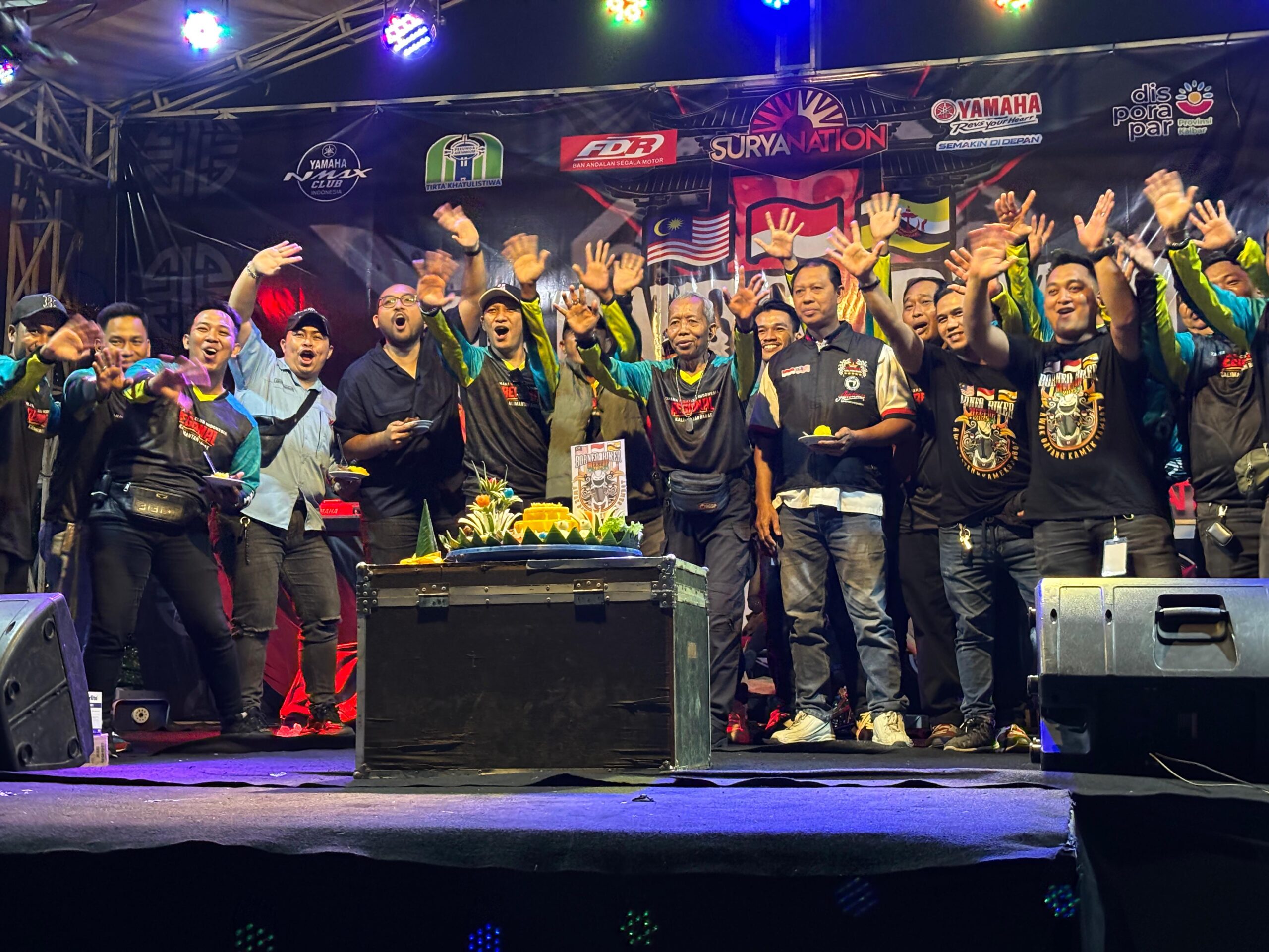 Borneo Biker Meet Up 2025 Warnai Perayaan Satu Dekade YNCI Pontianak Chapter