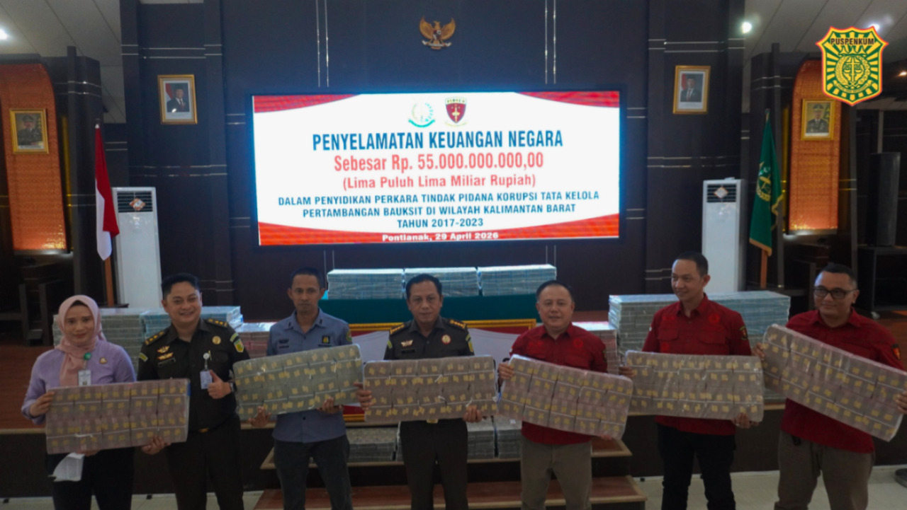 Kejati Kalbar Selamatkan Rp170 Miliar dari Kasus Bauksit, Tegaskan Penegakan Hukum Berbasis Pemulihan Aset