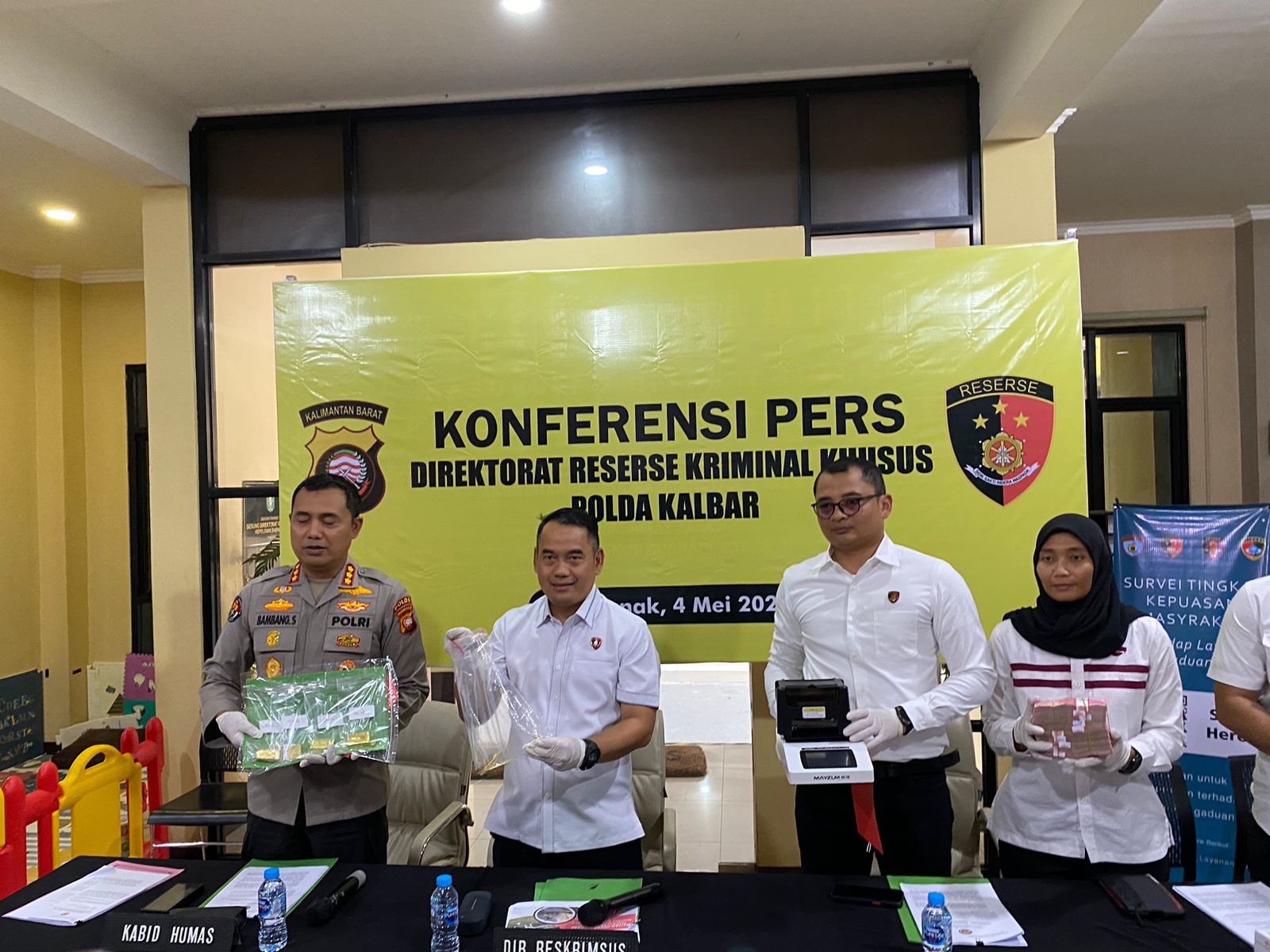 Polda Kalbar Bongkar 20 Kasus Tambang Emas Ilegal, Sita 3,2 Kg Emas dan Amankan 26 Tersangka
