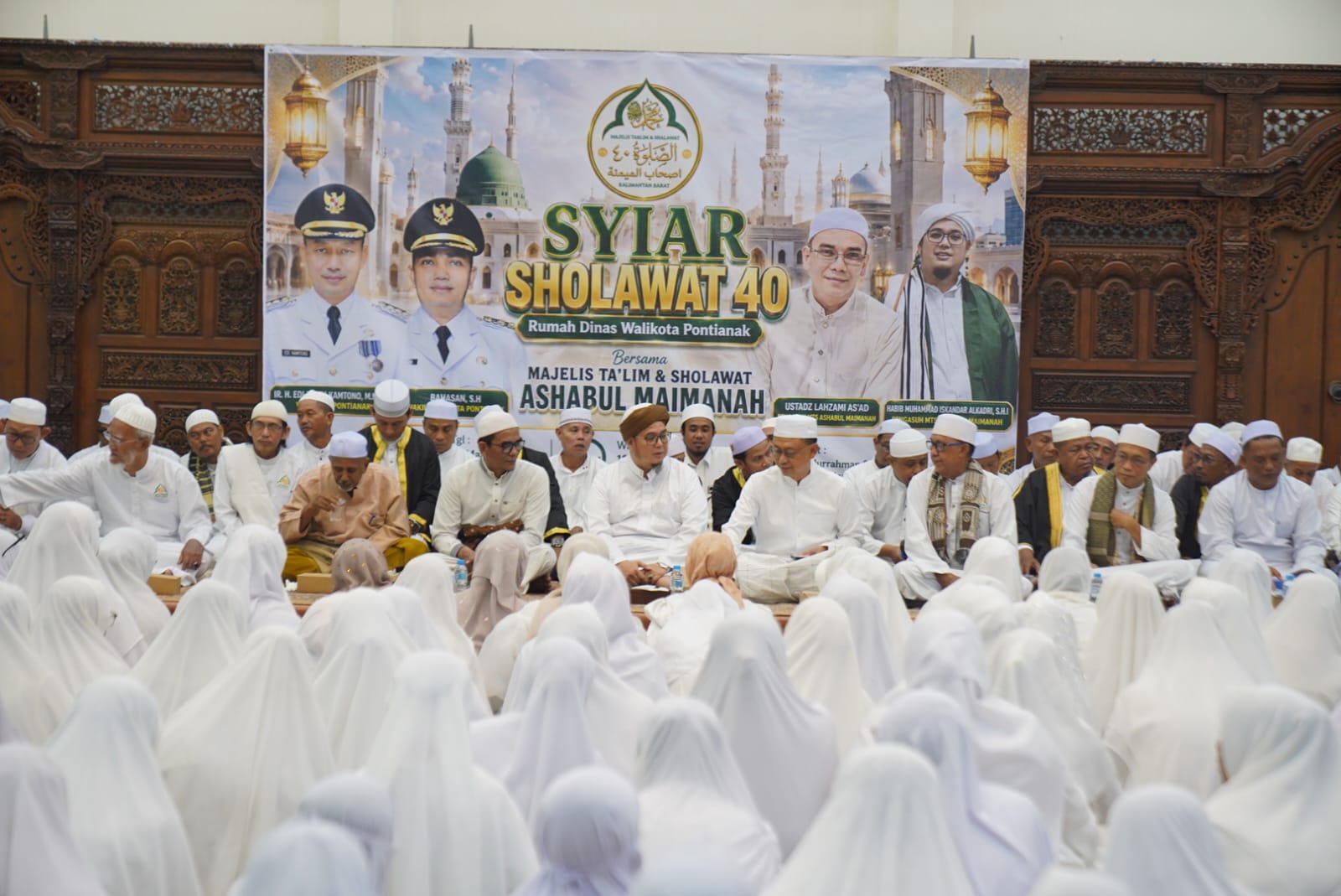 Wako Edi Ajak Warga Perkuat Silaturahmi Lewat Syiar Sholawat 40