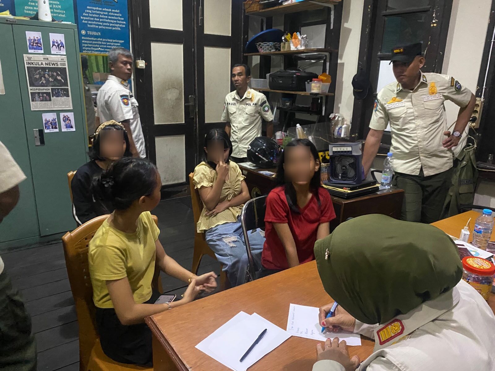 Empat Remaja Terjaring Razia Jam Malam, Satpol PP Pontianak Perkuat Pengawasan Anak