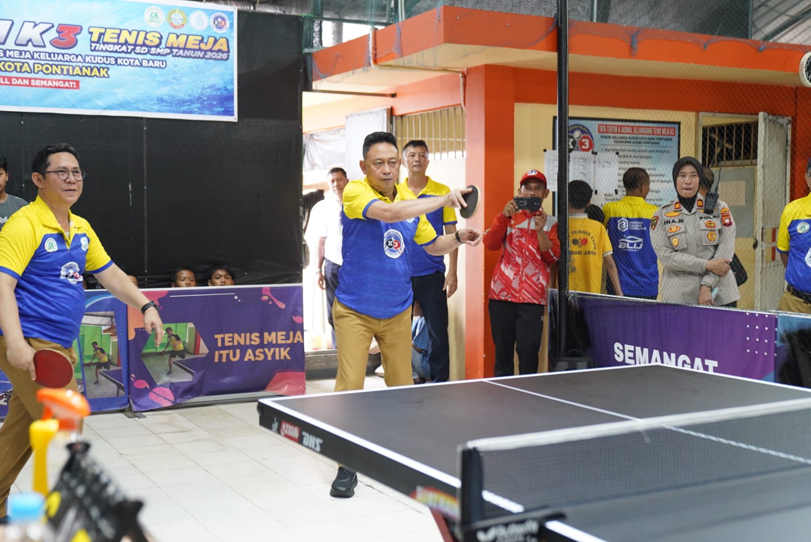 Kejuaraan Tenis Meja Pelajar Pontianak 2026 Digelar, Wali Kota Edi Dorong Lahirnya Atlet Masa Depan