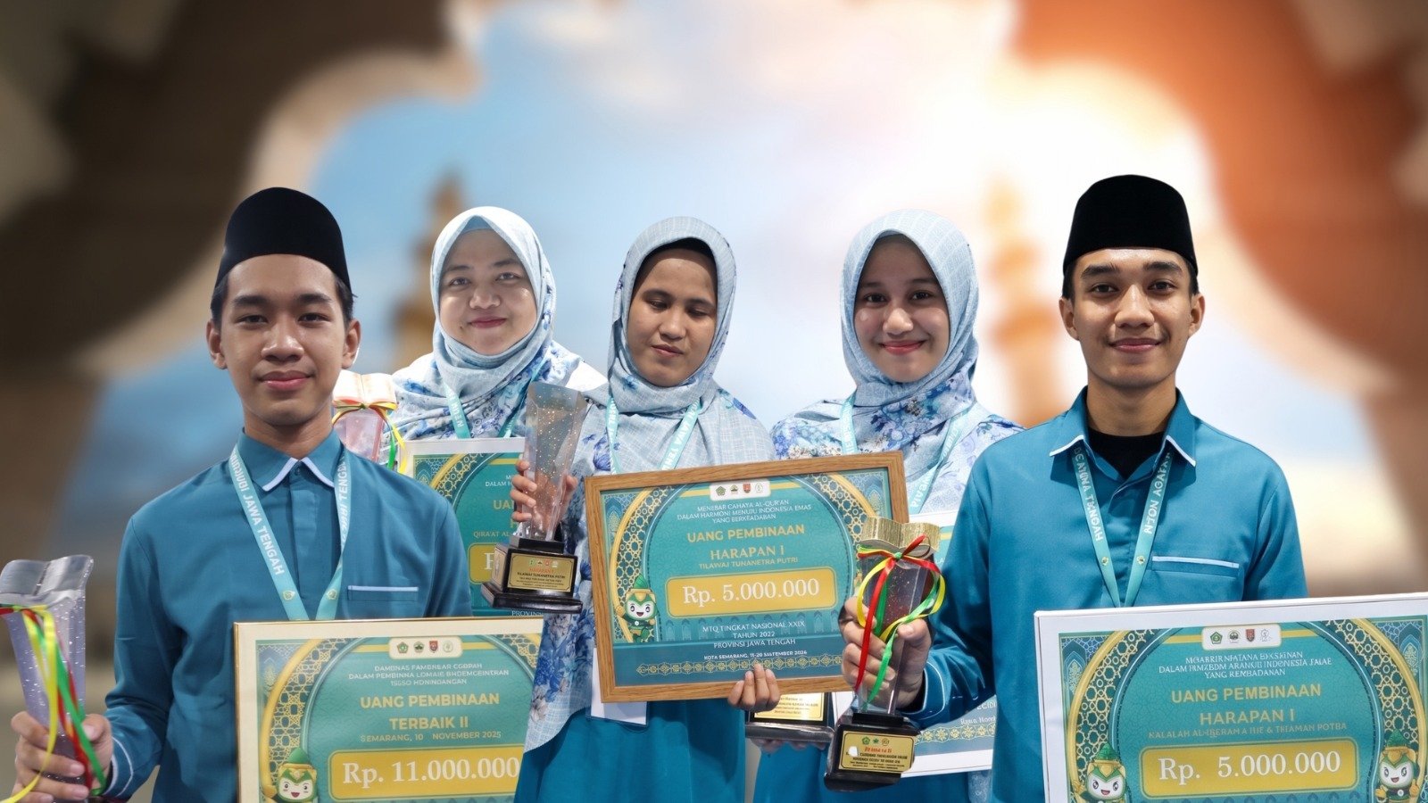 Lima Qori-Qoriah Pontianak Raih Prestasi di MTQ Nasional 2026, Harumkan Nama Kalbar