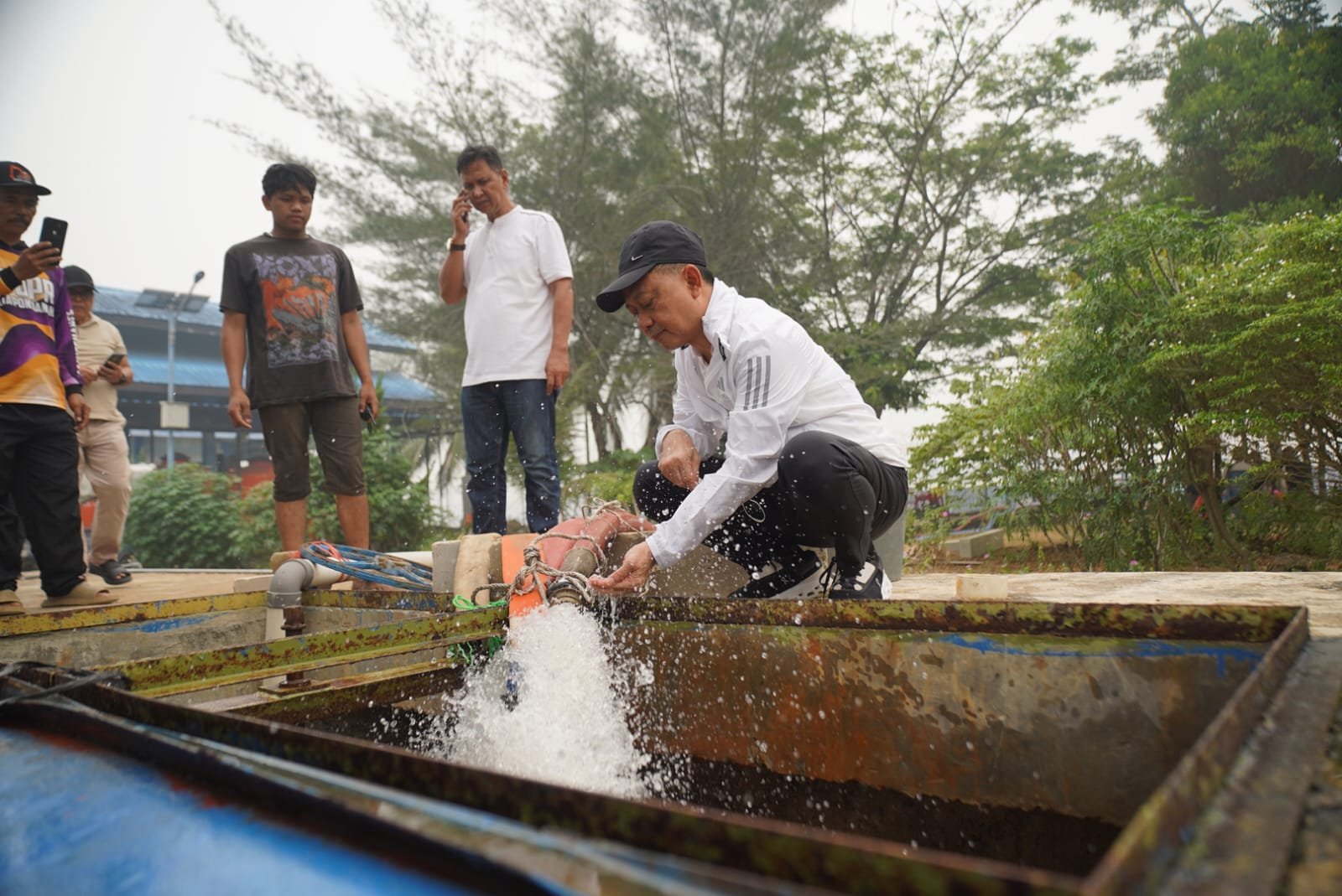 Lima Juta Liter Air Tawar Kembali Tiba di Parit Mayor, Pemkot Pontianak Perkuat Pasokan Air Bersih