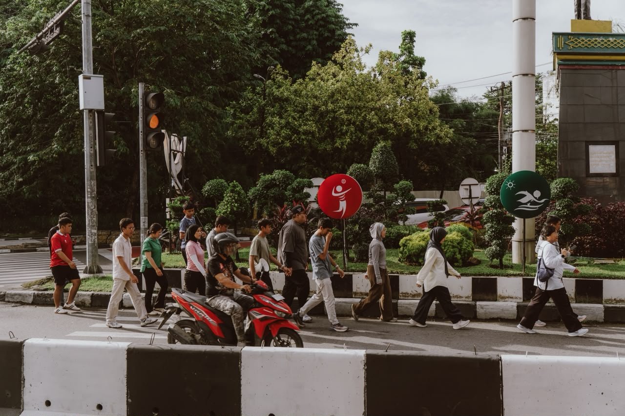 ReCity Medan Soroti Trotoar Rusak, Ajak Masyarakat Perjuangkan Hak Pejalan Kaki