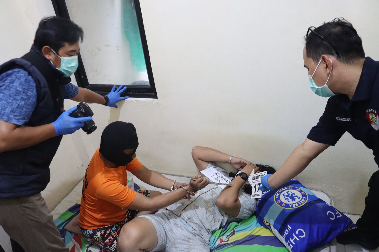 Polres Sambas Gelar Rekonstruksi Kasus KDRT Berujung Kematian, 38 Adegan Diperagakan